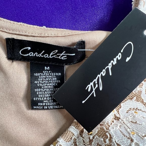 NWT📌 Candalite 2 - Piece Lace Mother of the Bride - Ball - Prom - Formal Dress - Picture 13 of 15